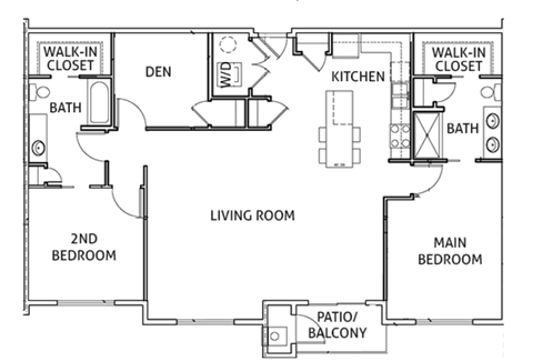 2x2 with den at The Oasis at Hartman Lakes, Shiloh, 62269